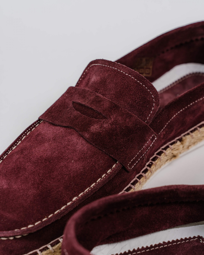 ESPADRILE BORDO PIELE INTOARSA 200146171906-3 06