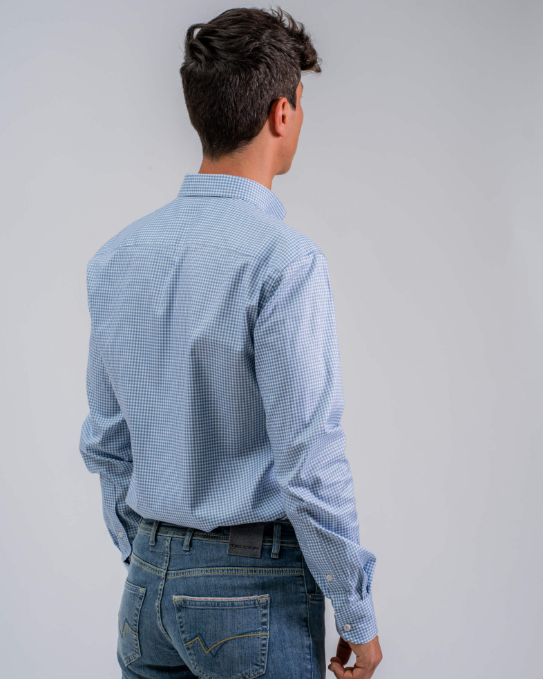 CAMASA SLIM ALBASTRA PRINT GEOMETRIC 200105044518-3 06
