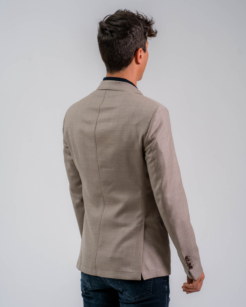 SACOU SLIM BEJ CU STRUCTURI 200139022069-2 06