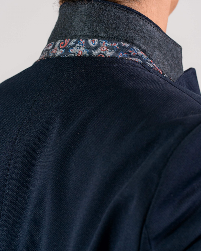 SACOU SLIM BLEUMARIN CU STRUCTURI 200112022070-3 06