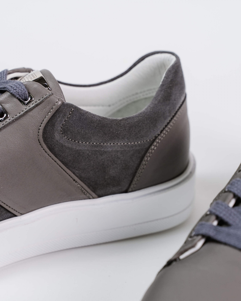 SNEAKERS GRI PIELE NATURALA 200137171891-2 06