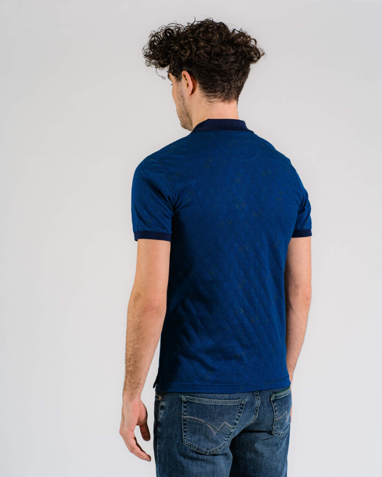 TRICOU POLO BLEUMARIN PRINT FLORAL 200110131440-1 06