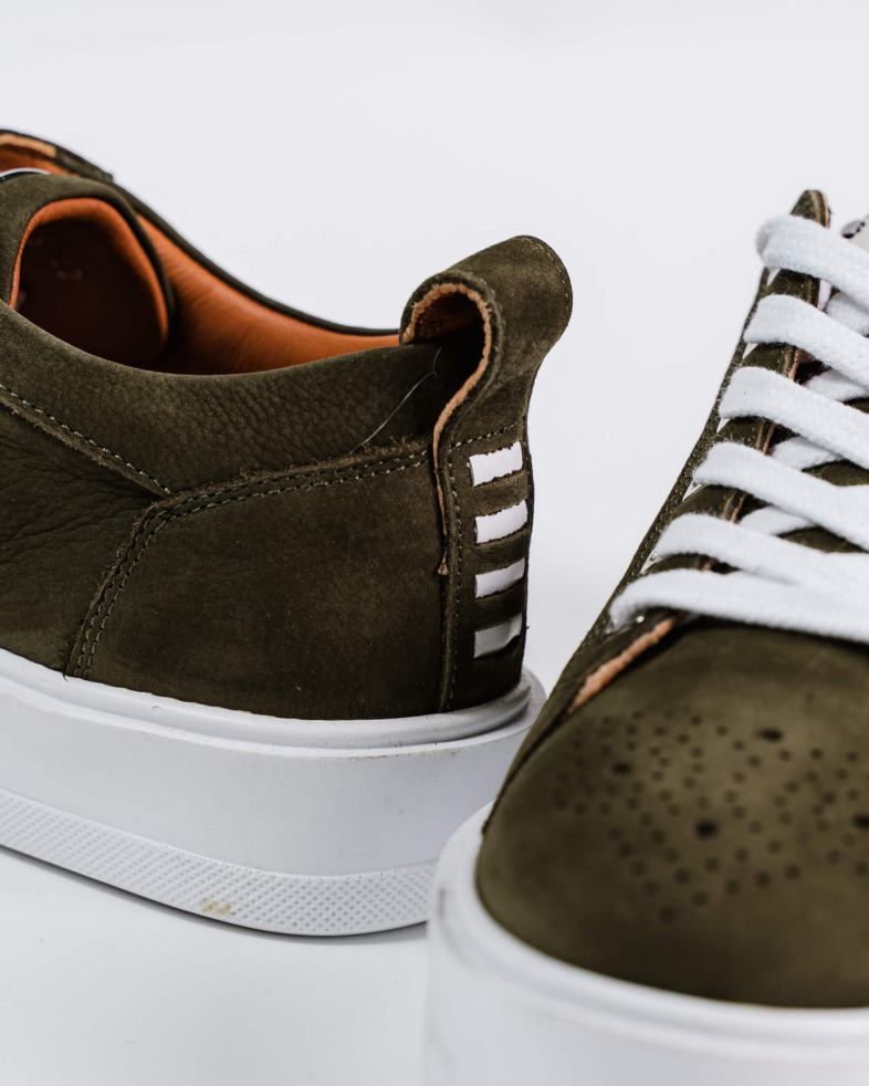 SNEAKERS VERZI PIELE INTOARSA 200137171892-4 06