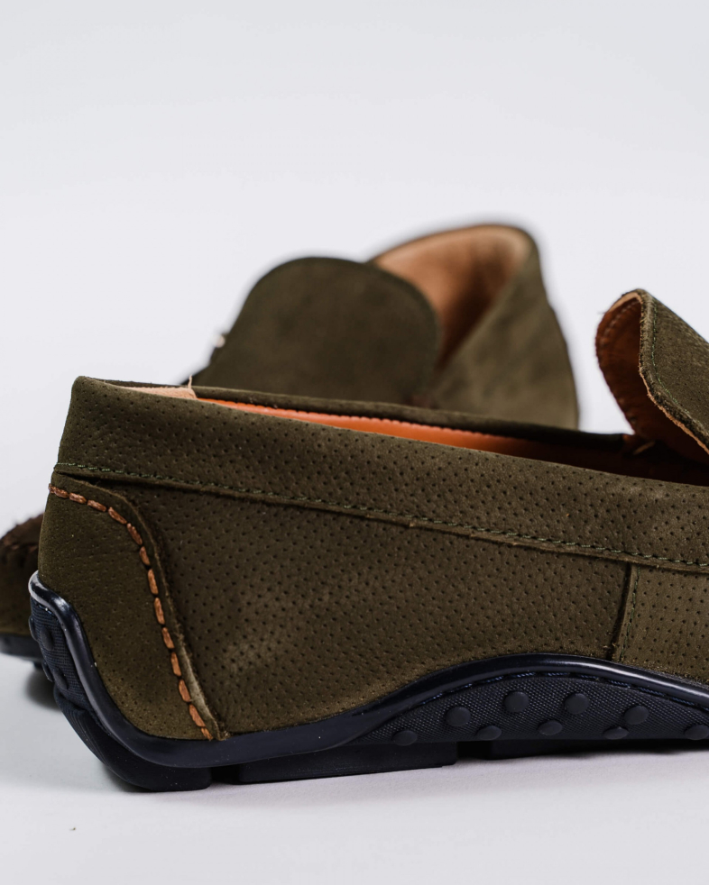 MOCASINI VERZI PIELE INTOARSA 200137171907-6 06