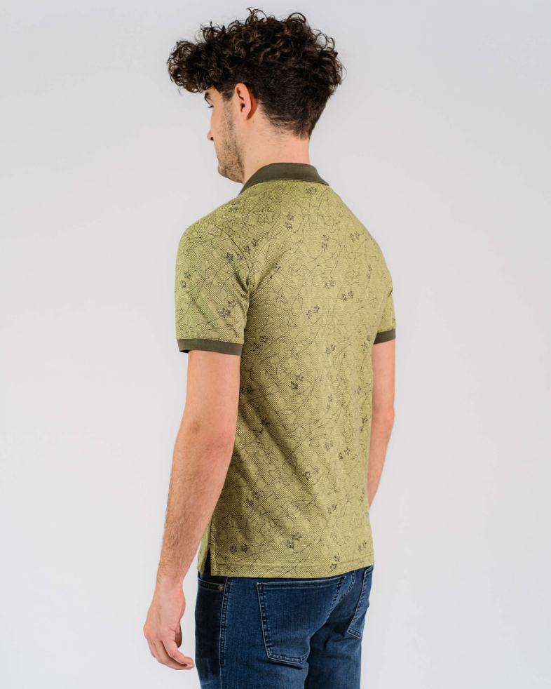 TRICOU POLO VERDE PRINT FLORAL 200110131440-3 07