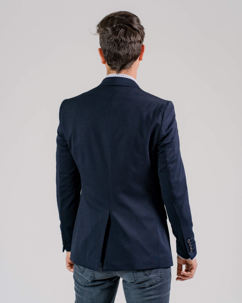 SACOU SLIM BLEUMARIN CU STRUCTURI 200112022070-3 07