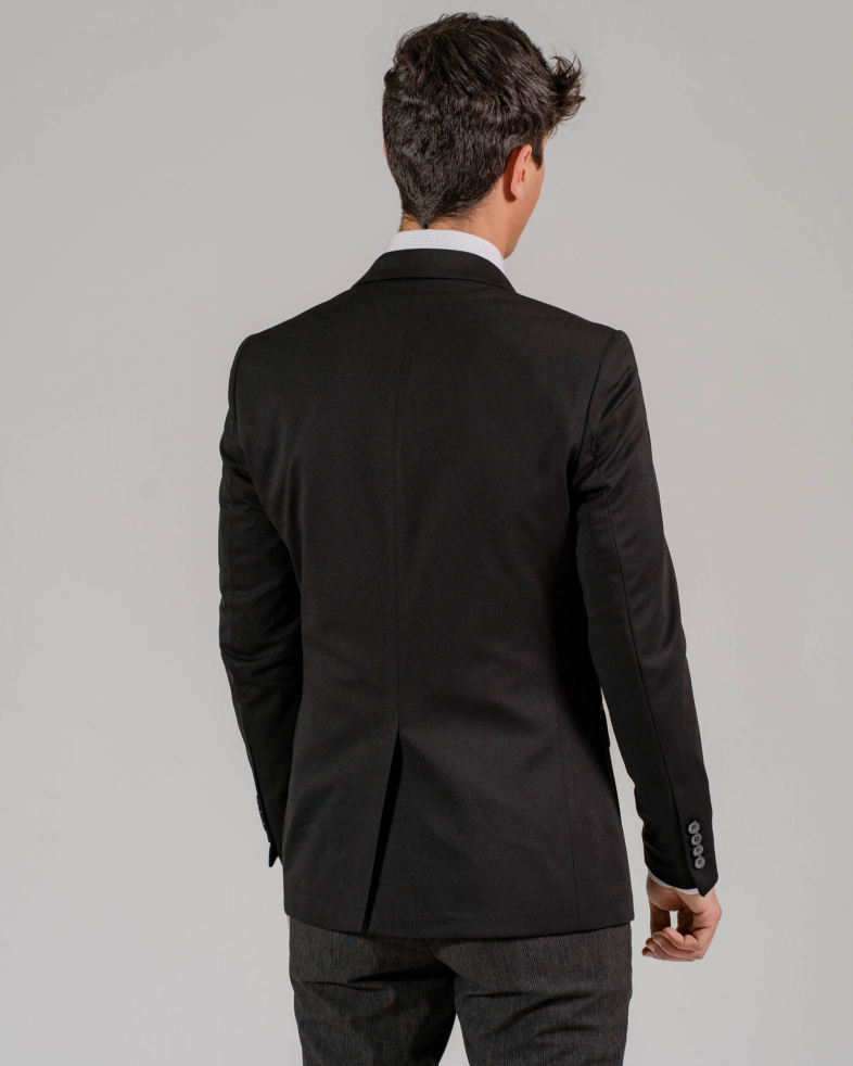 SACOU SLIM NEGRU CU STRUCTURI 200112022070-4 07