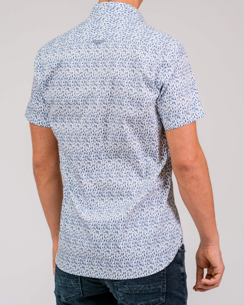 CAMASA SLIM ALBASTRA PRINT GEOMETRIC 200105044574-2 07