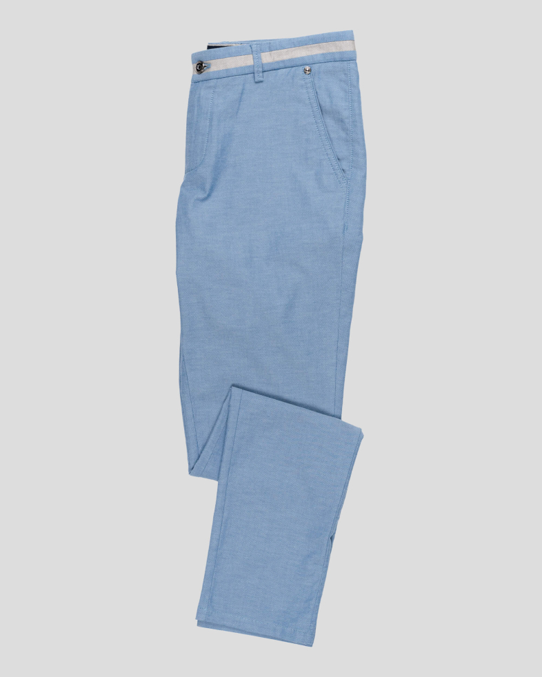 PANTALONI SLIM ALBASTRI 210113088283-2 01