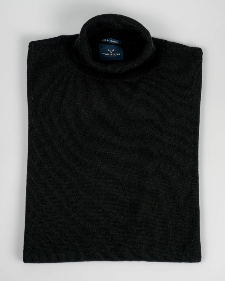 PULOVER NEGRU GULER POLO 210241055233-1 01