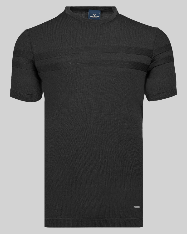 TRICOU NEGRU PRINT GEOMETRIC 220116131540-2 01