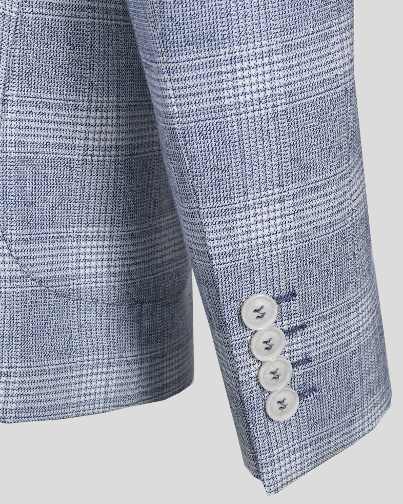 SACOU SLIM ALBASTRU IN CAROURI 250159022154-2 07