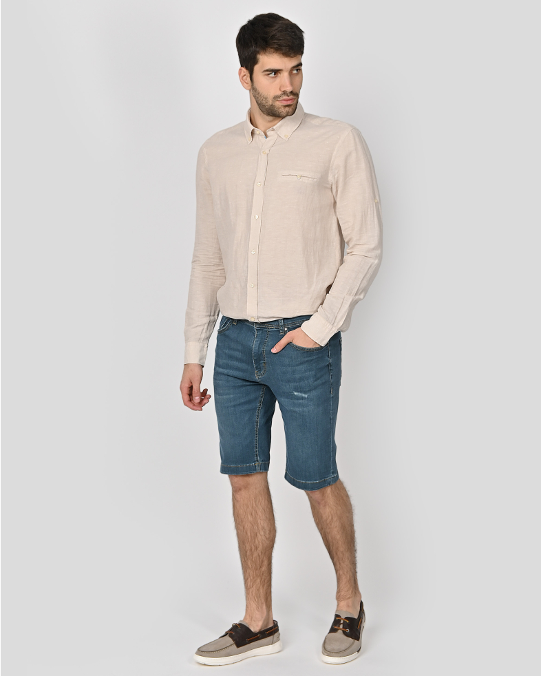 PANTALONI SCURTI ALBASTRI 230114121301-3 02
