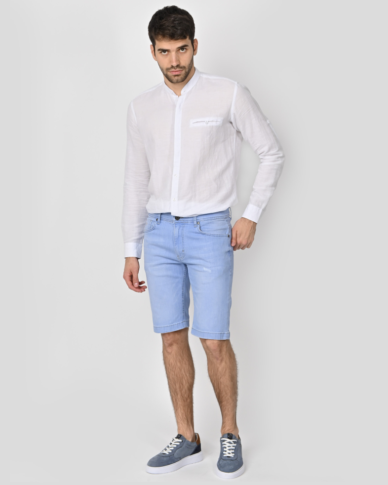 PANTALONI SCURTI BLEU 230114121301-4 02