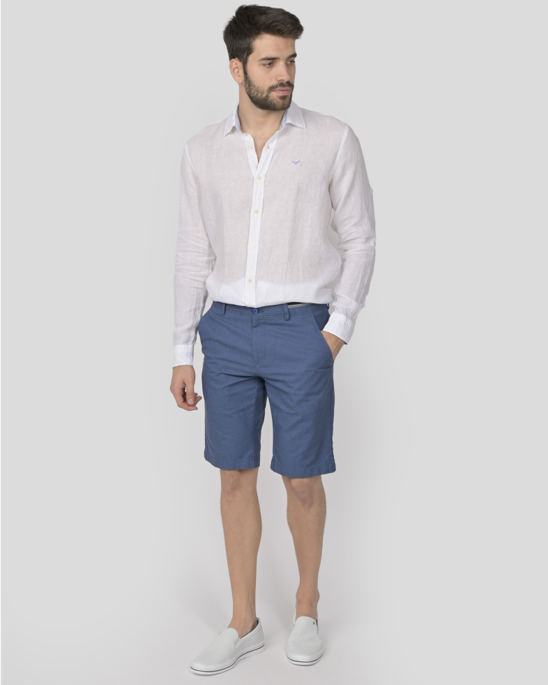 PANTALONI SCURTI ALBASTRI 240134121311-2 02