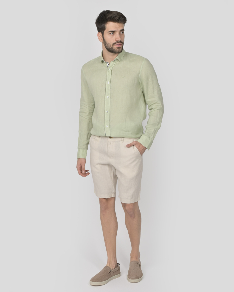 PANTALONI SCURTI SLIM BEJ 240113121314-3 02