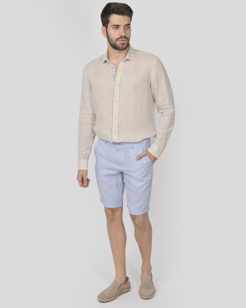 PANTALONI SCURTI SLIM BLEU 240113121314-5 02