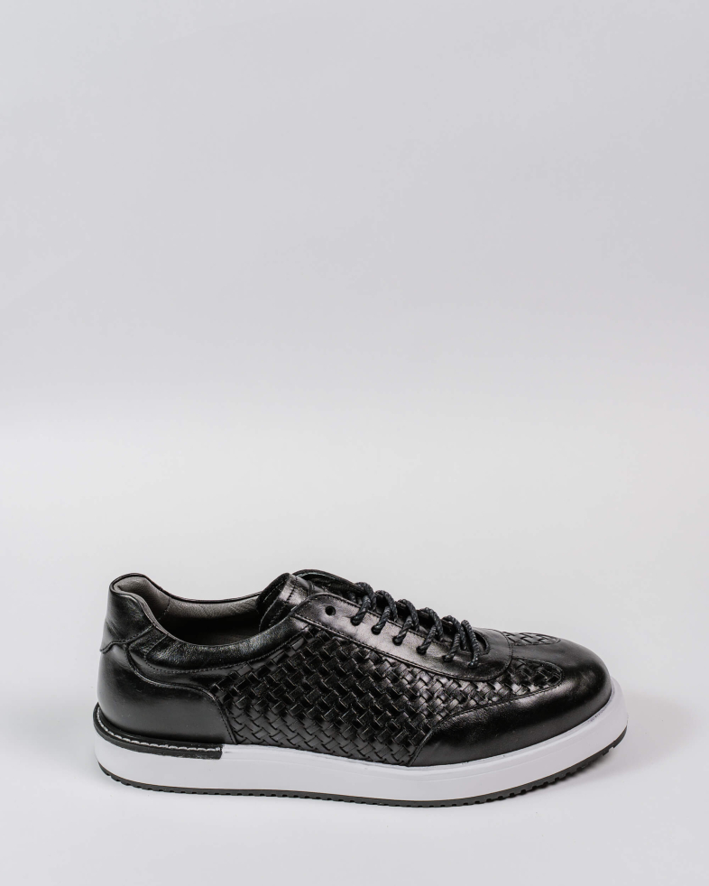 SNEAKERS NEGRI PIELE NATURALA 200146171903-1 01