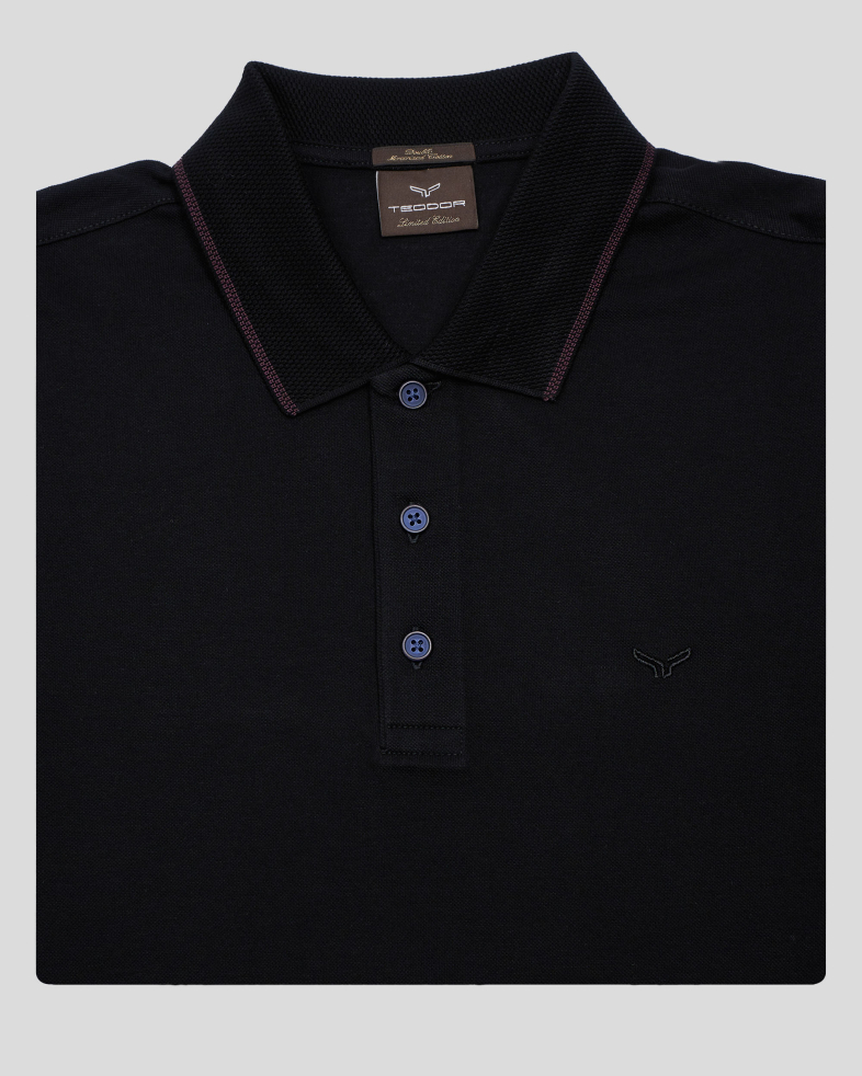 BLUZA NEAGRA GULER POLO 240210141563-1 06