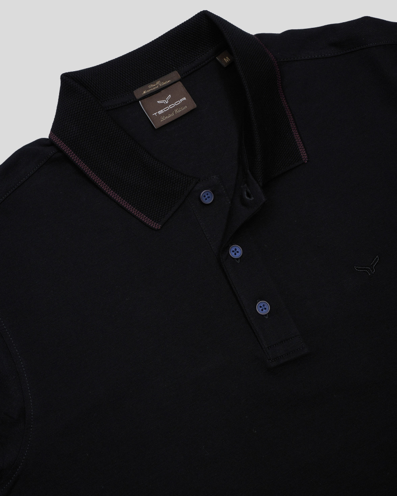 BLUZA NEAGRA GULER POLO 240210141563-1 07