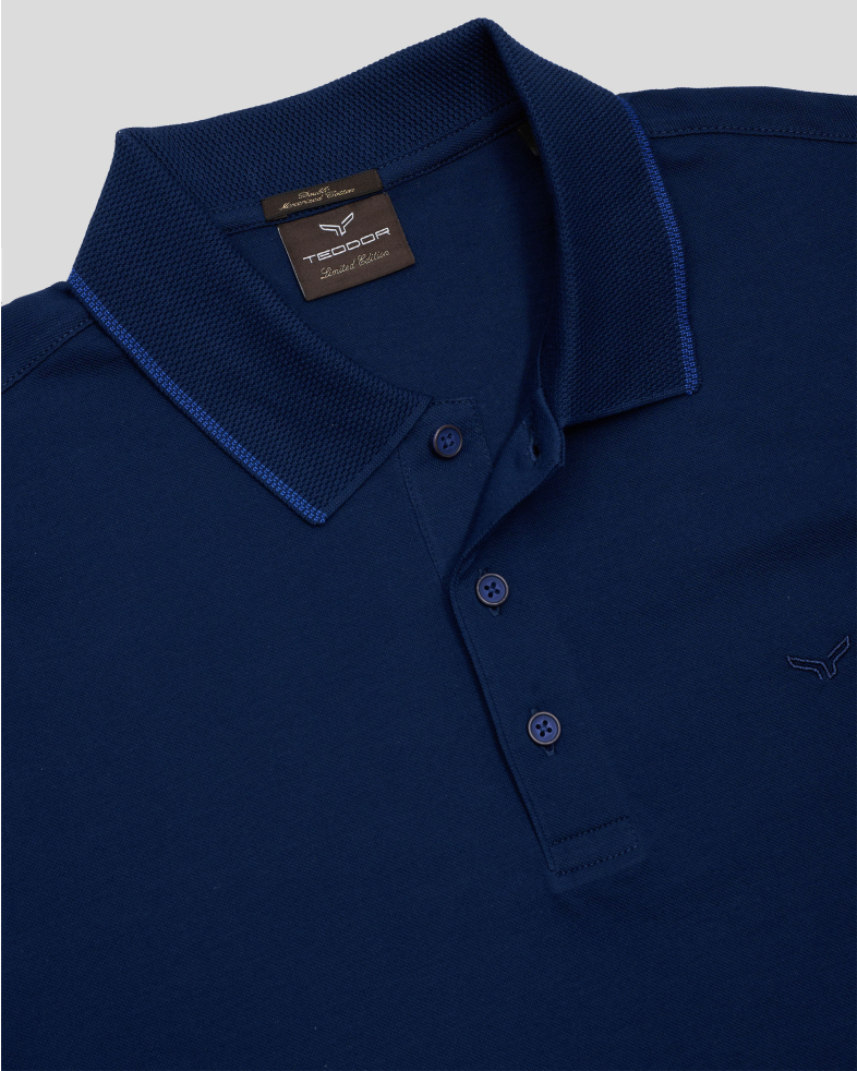 BLUZA ALBASTRA GULER POLO 240210141563-3 07