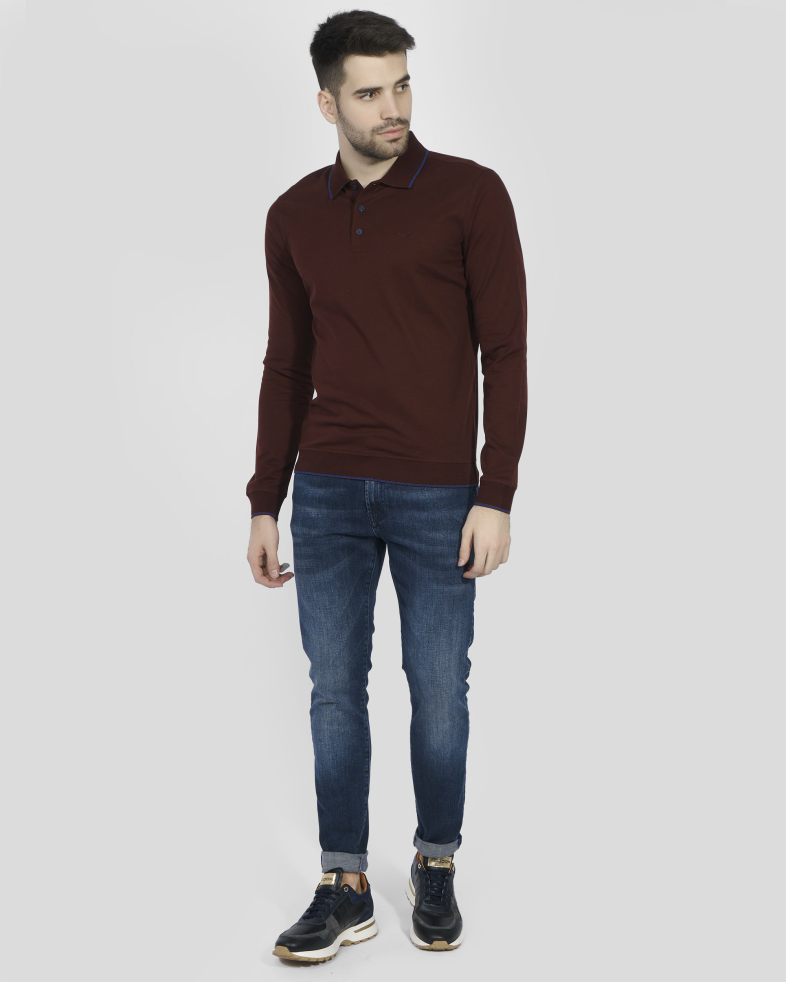 BLUZA BORDO GULER POLO 240210141563-4 02