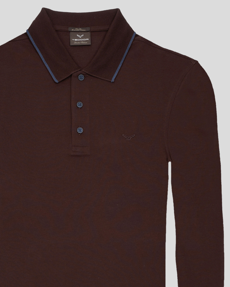BLUZA BORDO GULER POLO 240210141563-4 05