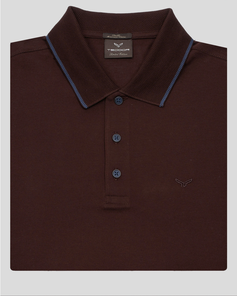 BLUZA BORDO GULER POLO 240210141563-4 06