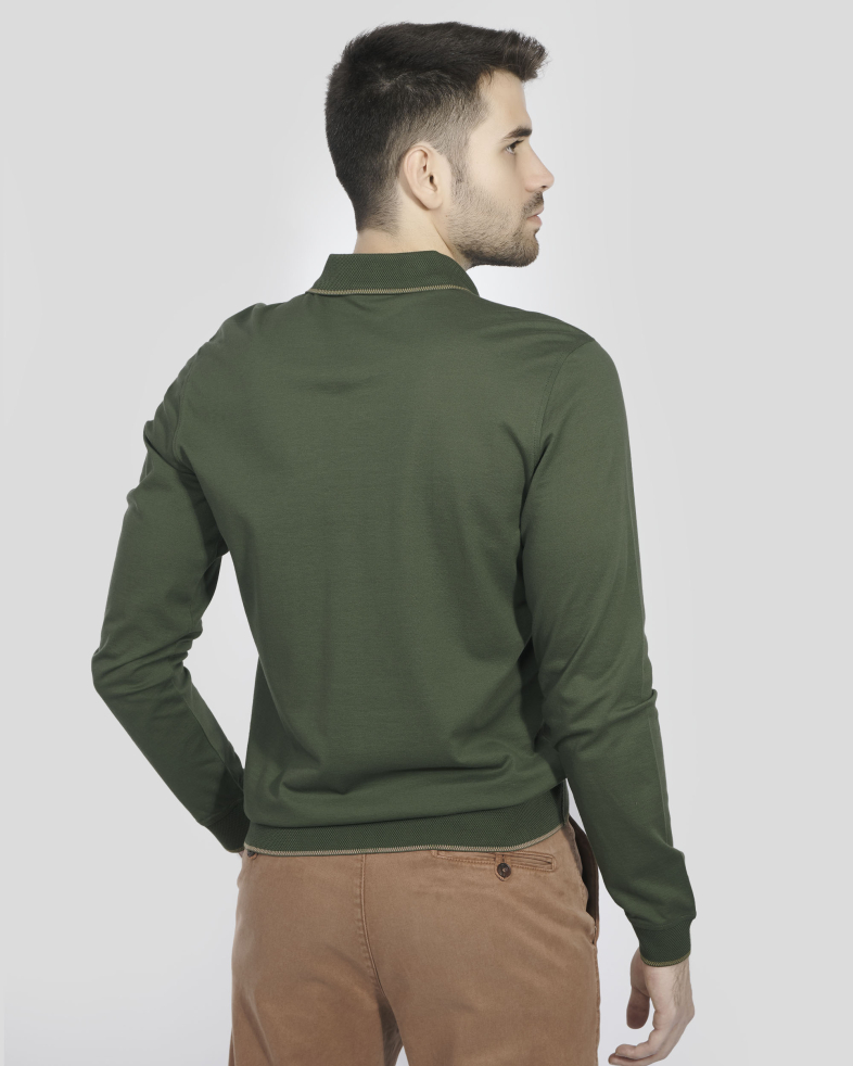 BLUZA VERDE GULER POLO 240210141563-5 08