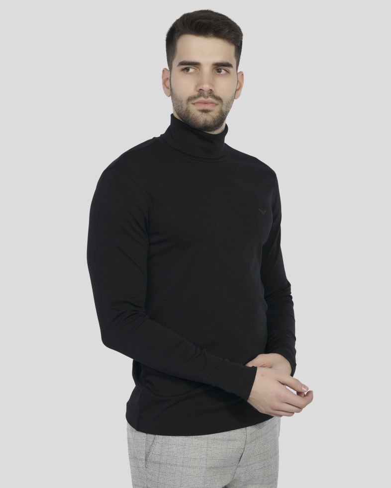 PULOVER NEGRU GULER POLO 240210141565-1 03