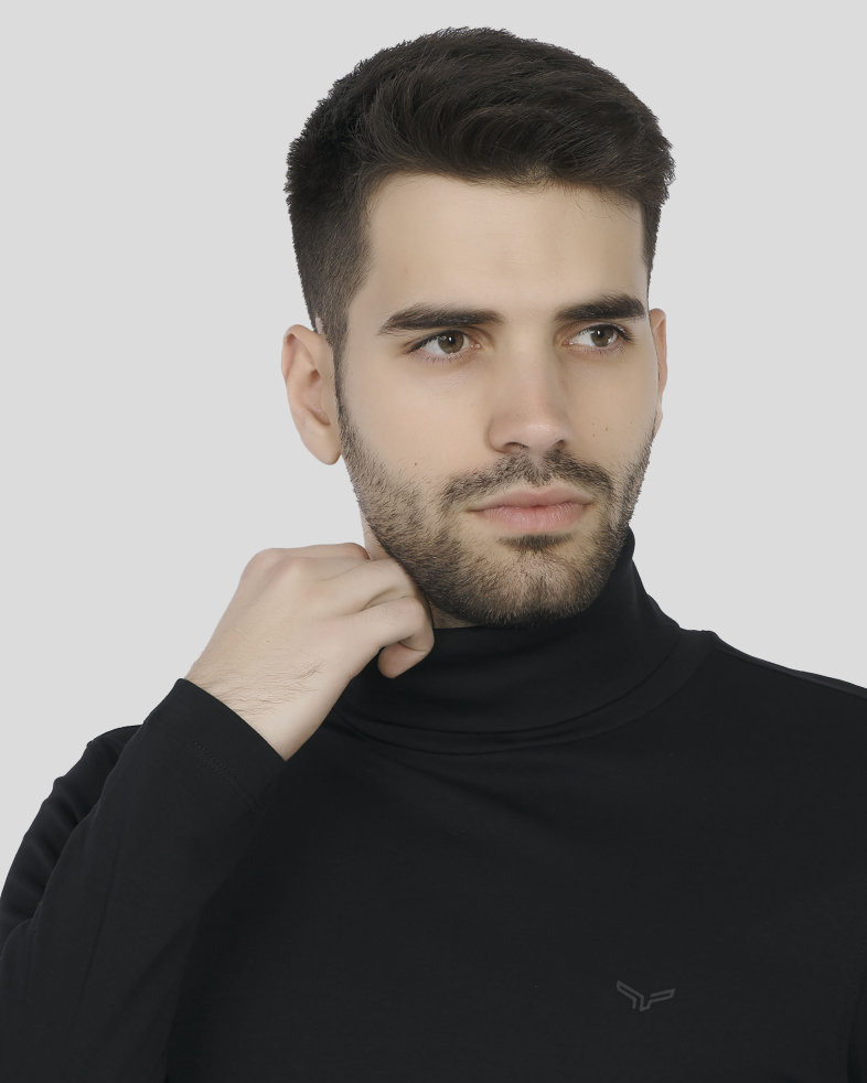 PULOVER NEGRU GULER POLO 240210141565-1 04