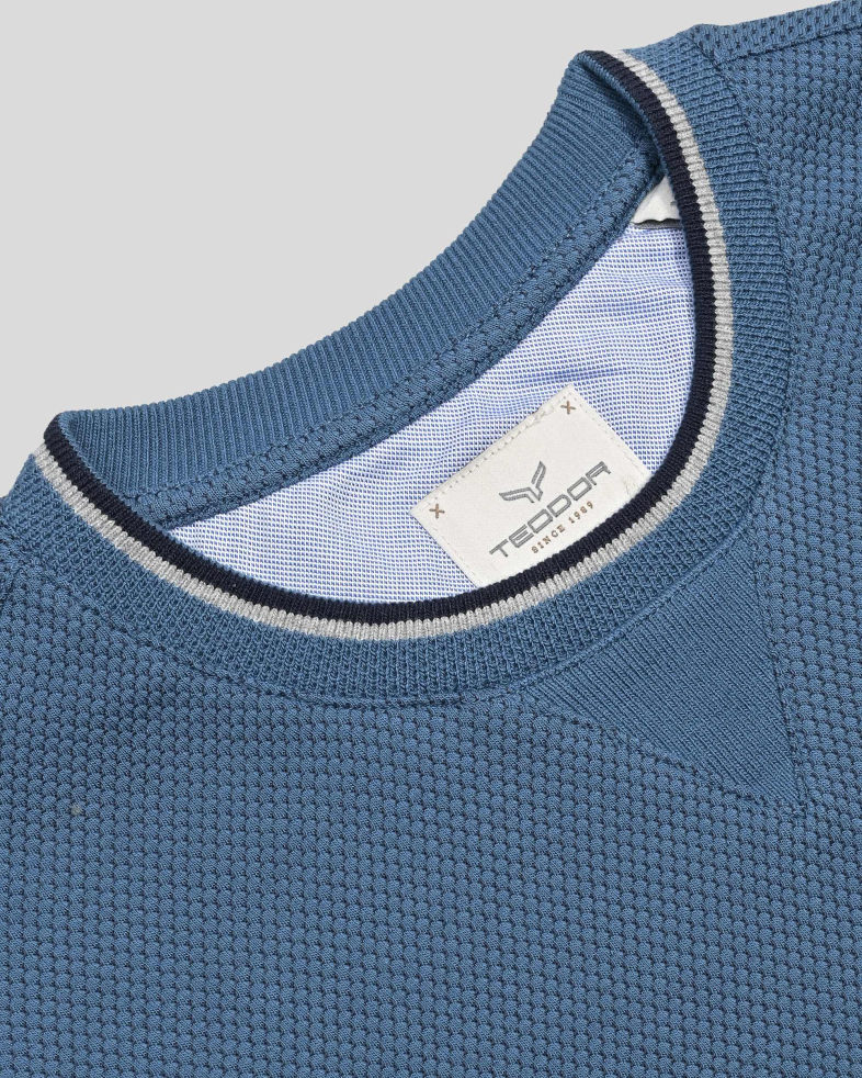 BLUZA ALBASTRA CU GULER ROTUND 240210141566-2 07