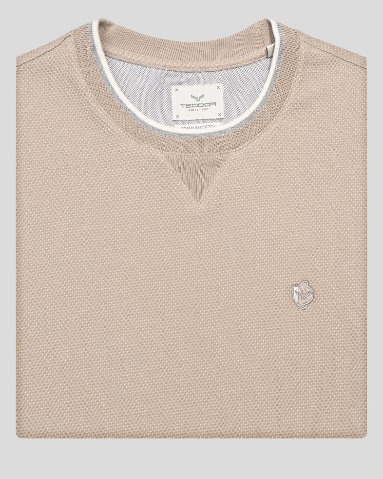 BLUZA BEJ CU GULER ROTUND 240210141566-4 06