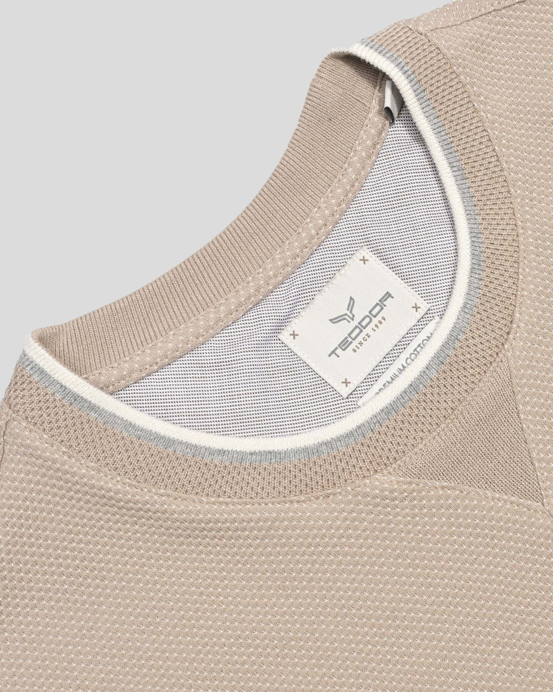 BLUZA BEJ CU GULER ROTUND 240210141566-4 07