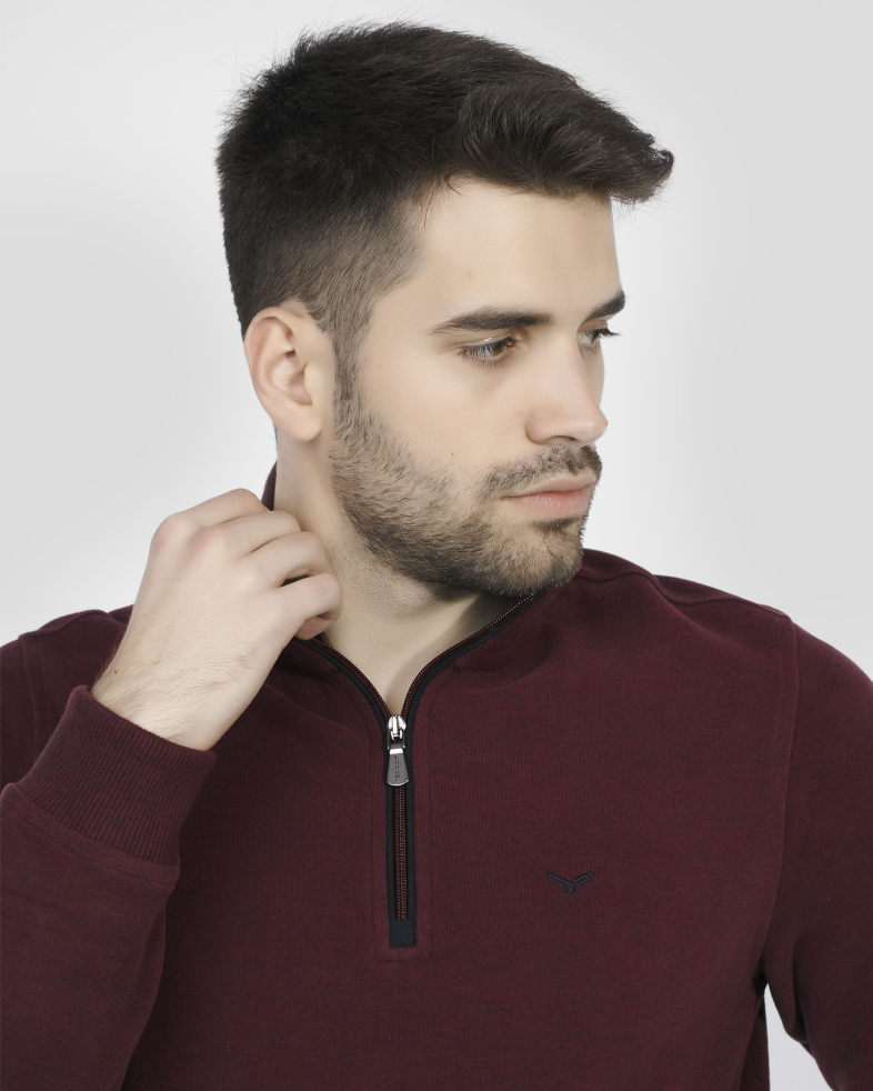 BLUZA BORDO GULER CU FERMOAR 240210141575-2 04