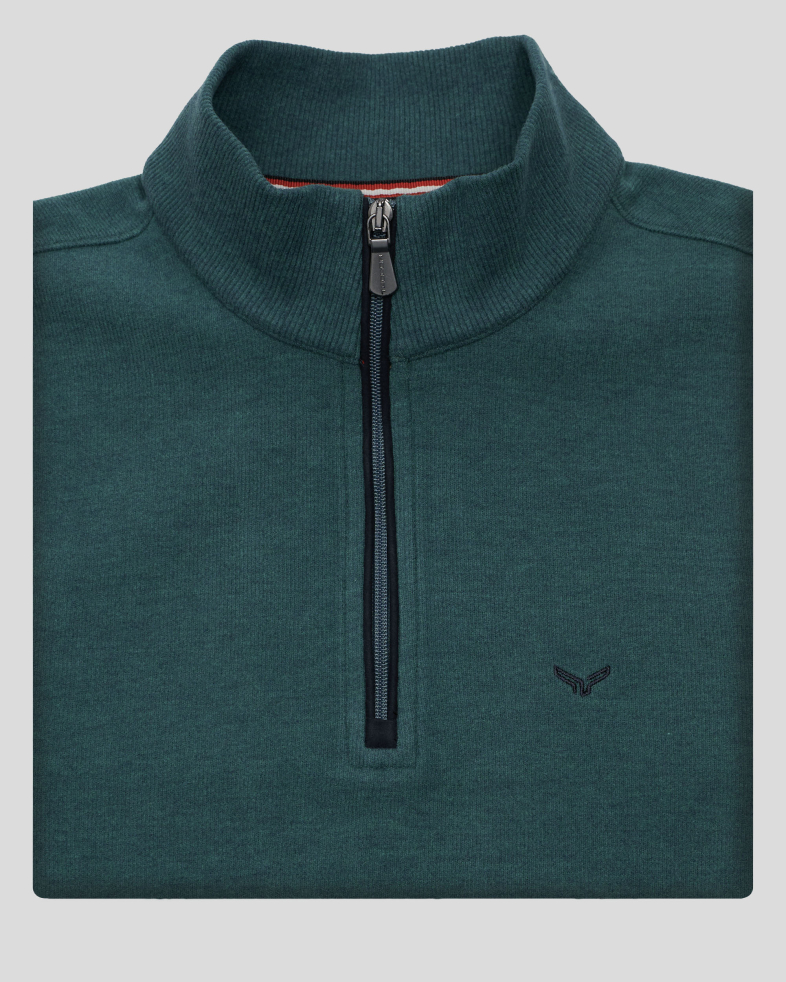 BLUZA VERDE GULER CU FERMOAR 240210141575-5 07