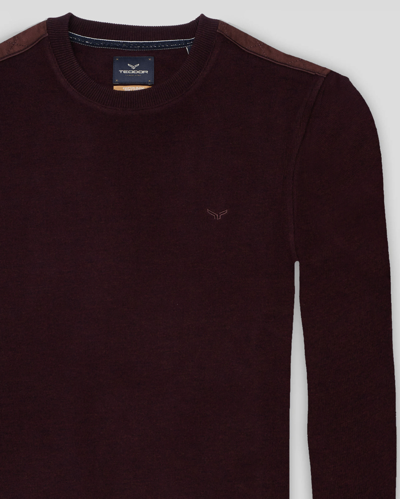 BLUZA BORDO GULER ROTUND 240210141576-5 05