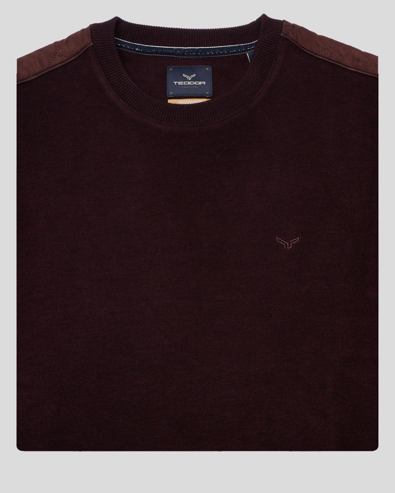 BLUZA BORDO GULER ROTUND 240210141576-5 06