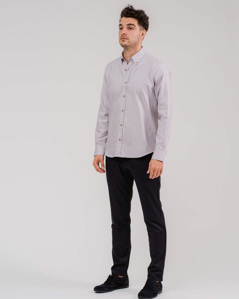 CĂMAȘĂ SLIM FIT CU FIGURA JACQARD 200205044586-1 01