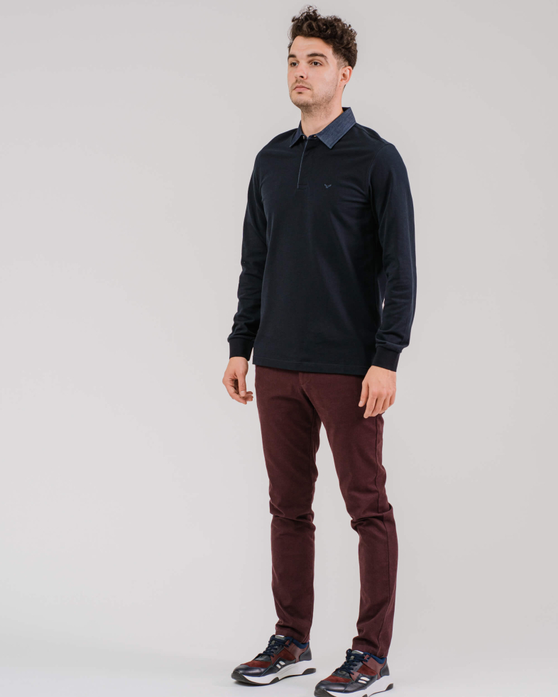 BLUZA STRUCTURALA TRICOTATA CU GULER ALBASTRU VERZUI 200210066001-1 01