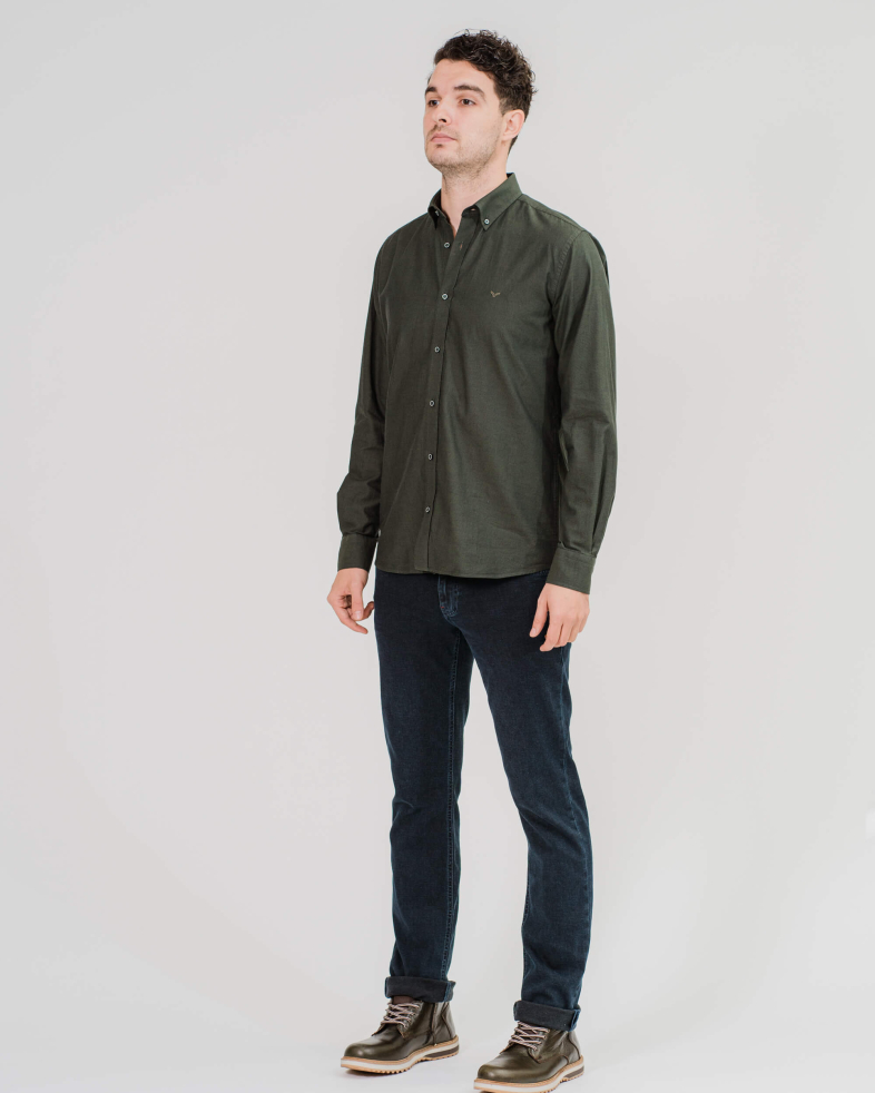 CĂMAȘĂ MODEL DE BAZA CULOAREA VERDE 200206044596-4 01