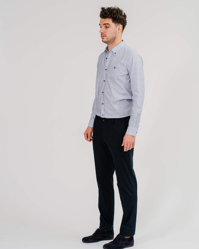 PANTALON DREPT CULOAREA ALBASTRU ANCHIS 200213088260-2 01