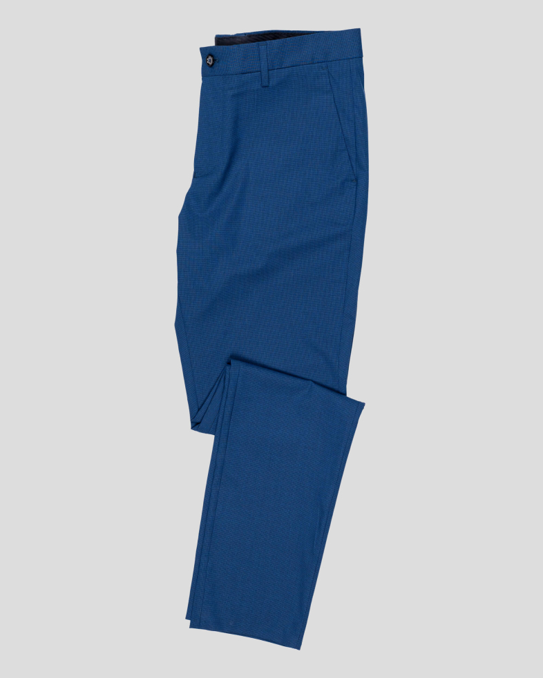 PANTALINI SLIM ALBASTRI IN CAROURI 210113088296-2 01