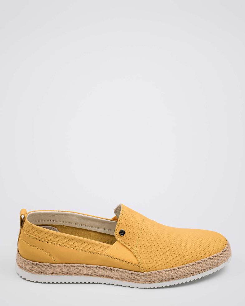 ESPADRILE COMBINATE GALBEN PIELE INTOARSA 210122171971-5 01