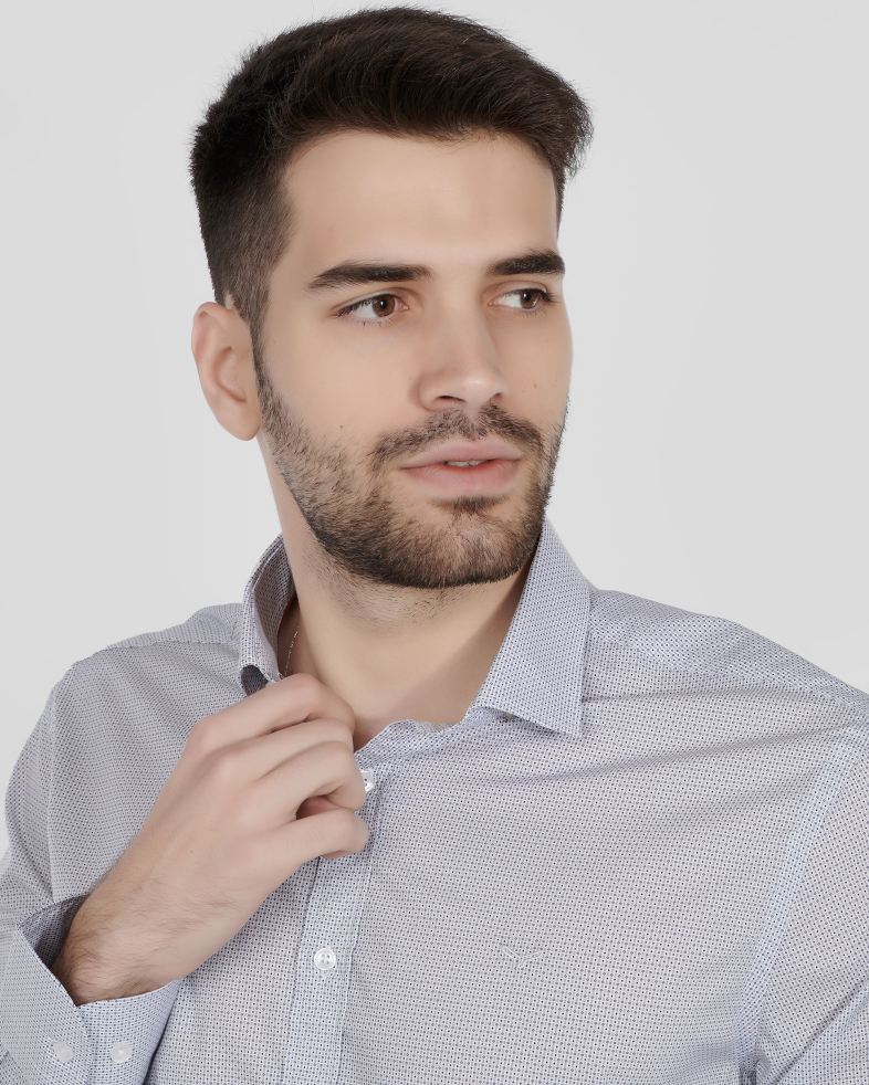 CAMASA GRI PRINT GEOMETRIC 240205045021-5 04