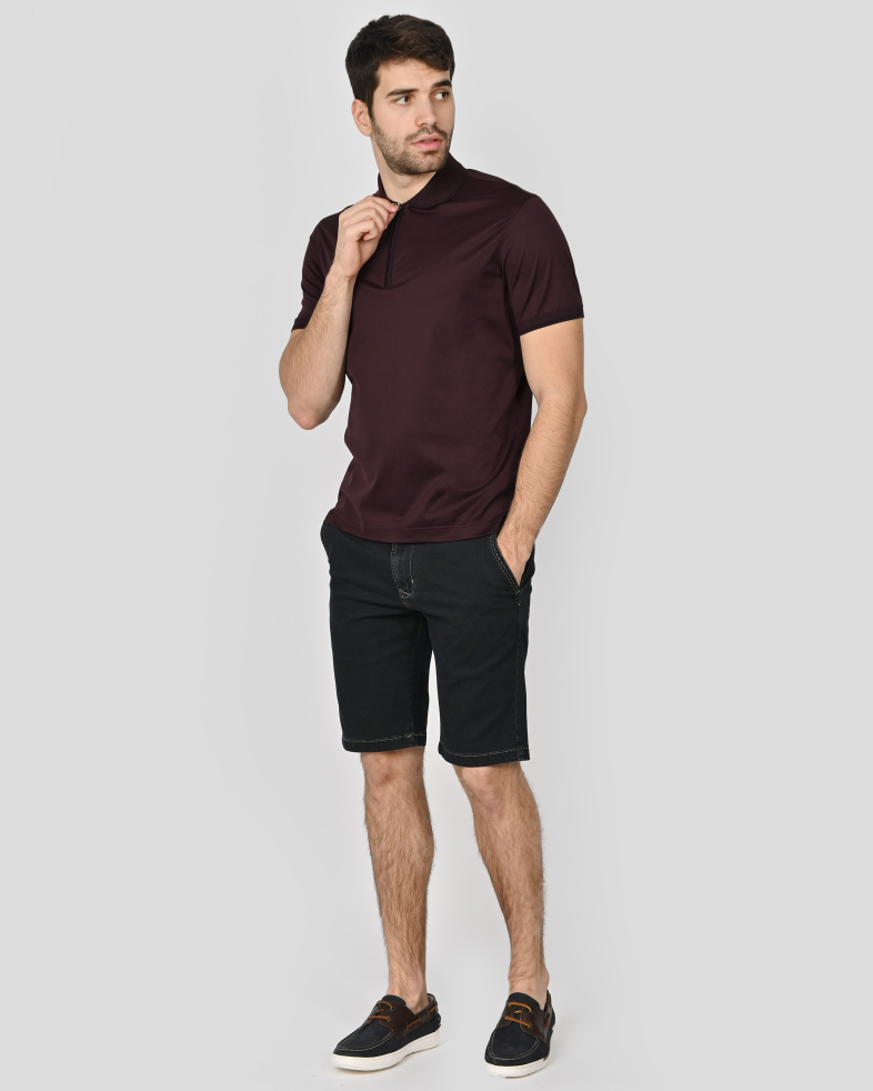 TRICOU POLO CU FERMOAR BORDO 240110131701-4 02