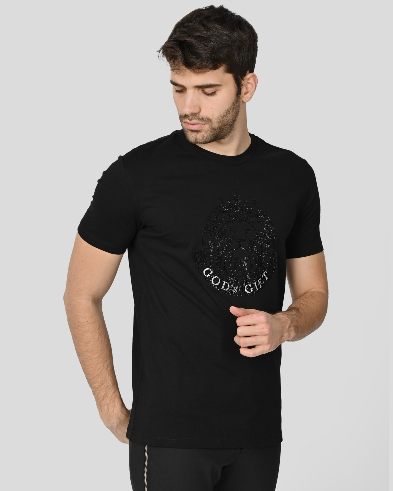 TRICOU NEGRU CU DESEN 240161131733-2 03