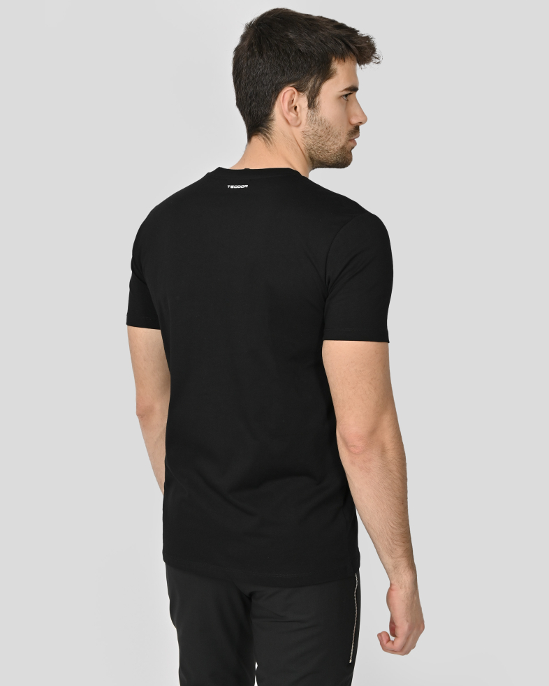 TRICOU NEGRU CU DESEN 240161131733-2 09