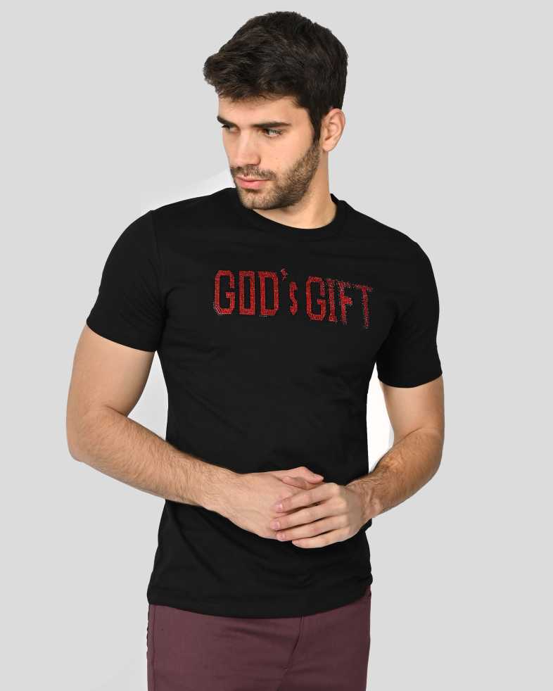 TRICOU NEGRU CU DESEN 240161131734-2 03