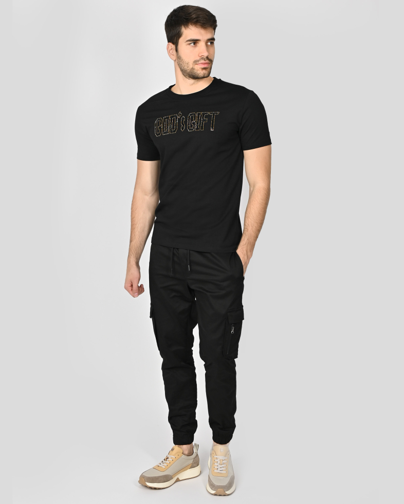 TRICOU NEGRU CU DESEN 240161131734-3 02